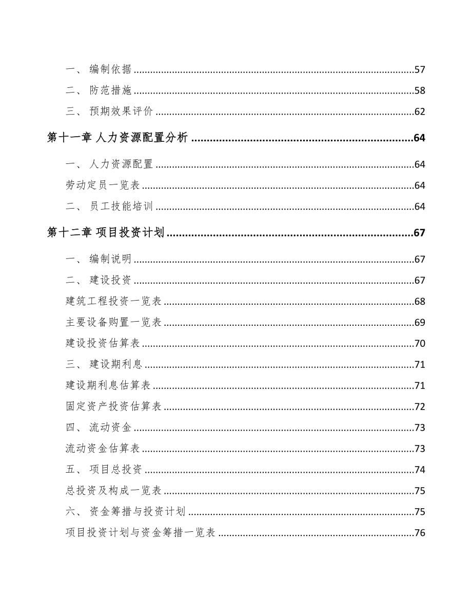 年产xxx吨金属新材料项目融资报告(DOC 53页)_第5页