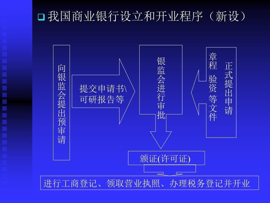 第五章 银行监管 主要包括市场准入业务管理市场退出管理,主要讲准_第5页