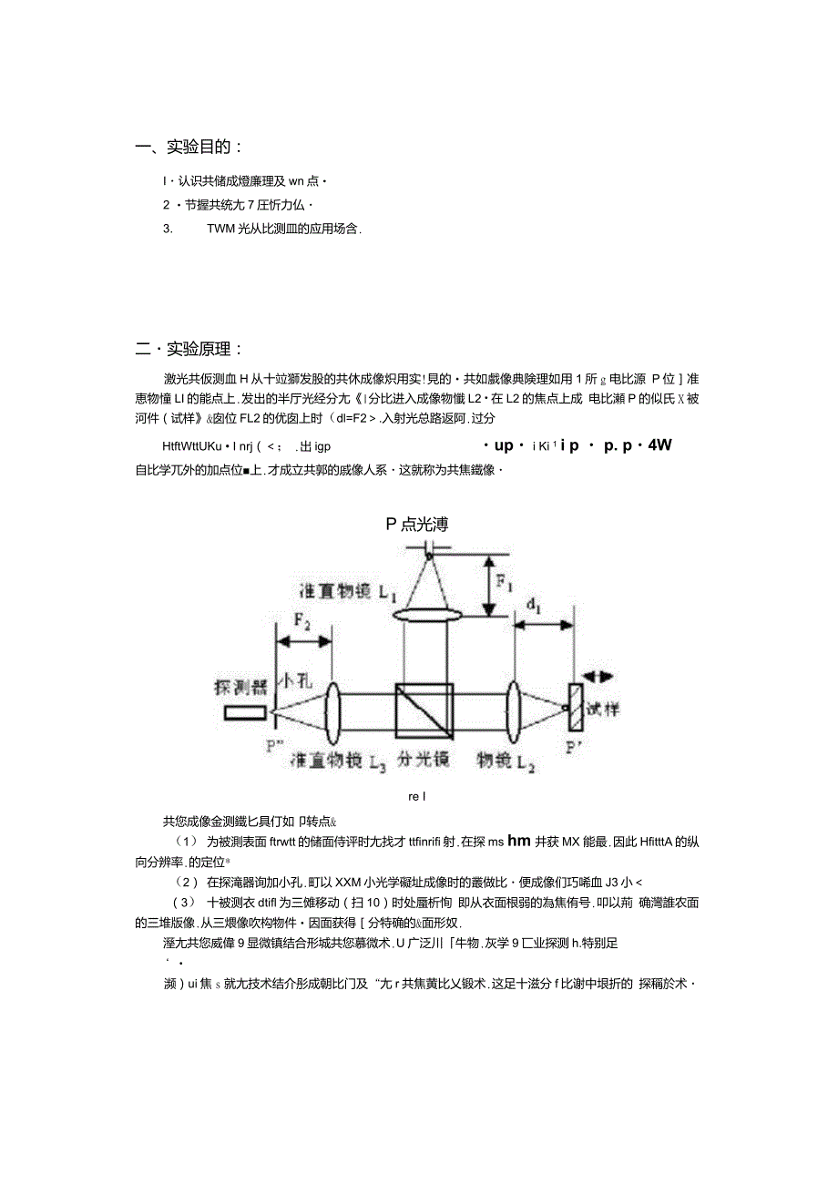 激光共焦测量的原理及实验讲解_第1页