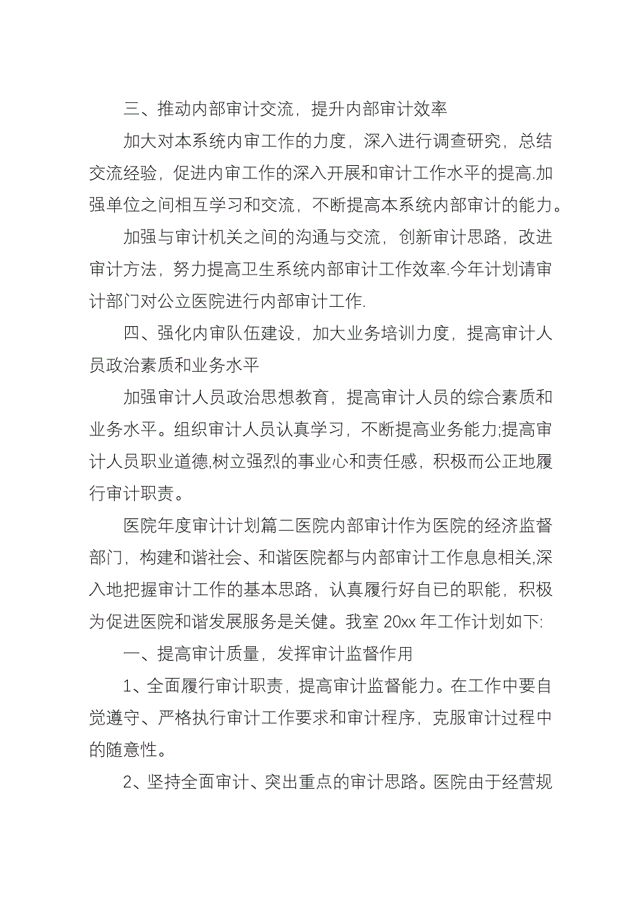 医院年度审计计划书.docx_第2页