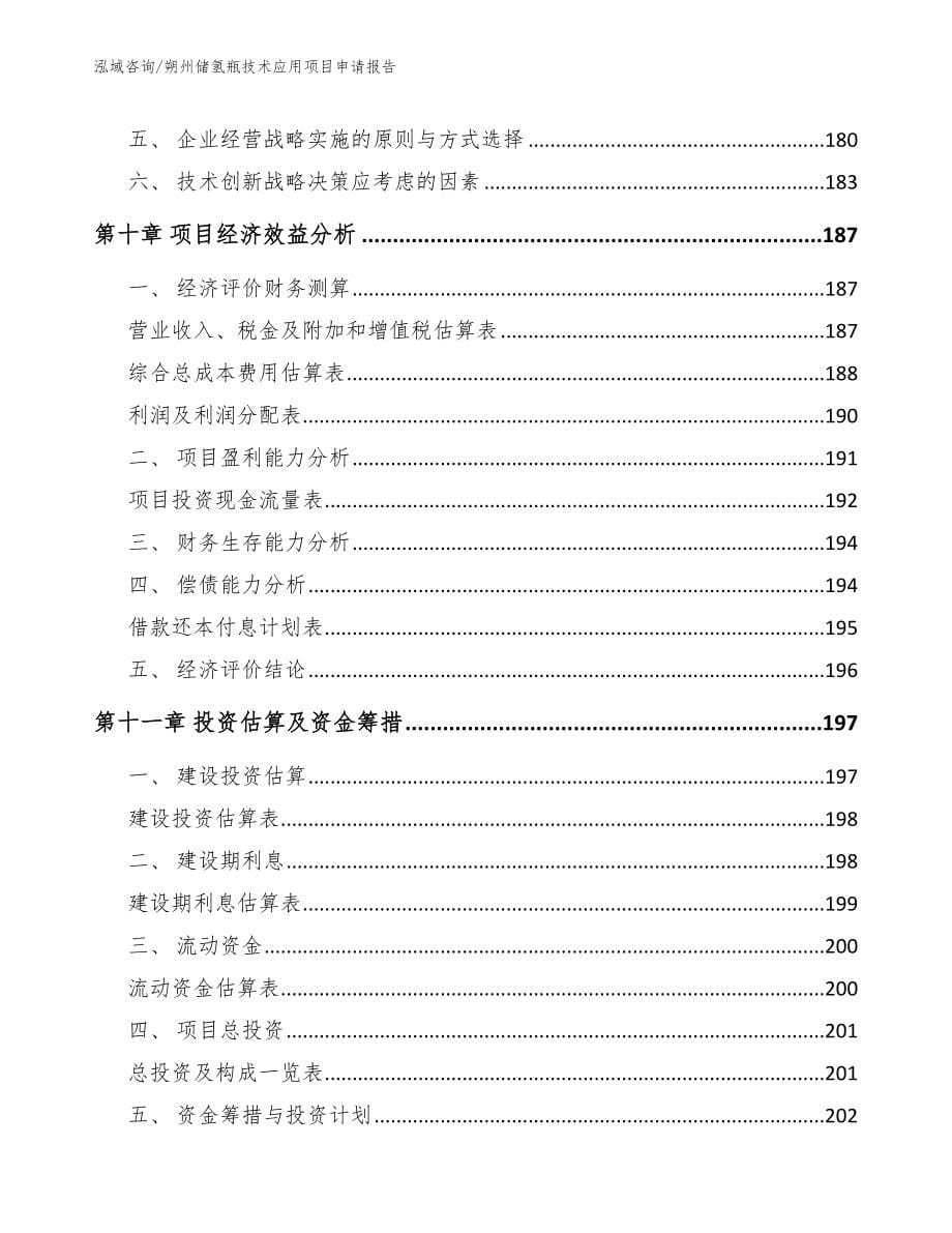朔州储氢瓶技术应用项目申请报告范文模板_第5页