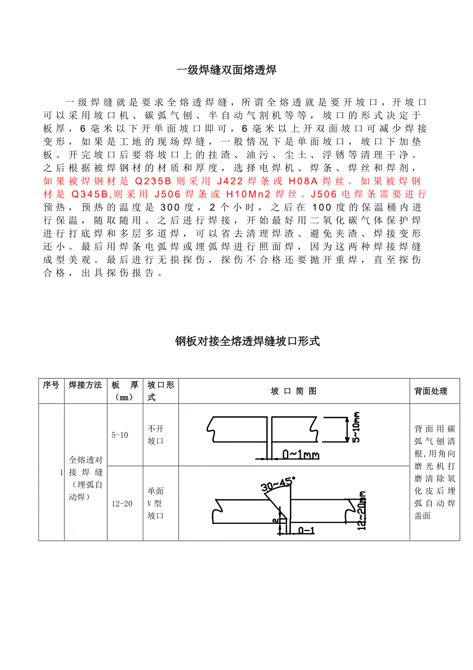 一 二 级焊缝 双面全熔透焊.doc_第1页
