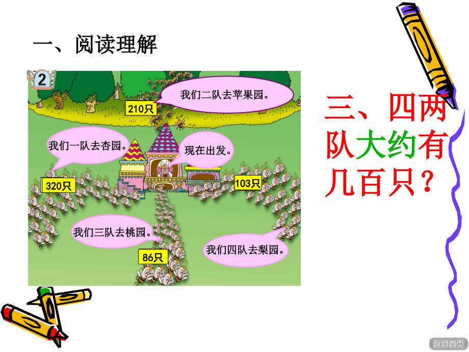 二年级下册数学课件四勤劳的小蜜蜂万以内的加减法一青岛版共12张PPT_第4页