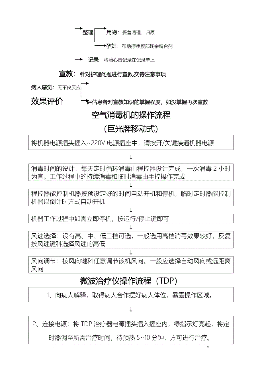 产科仪器设备管理制度及操作流程_第3页