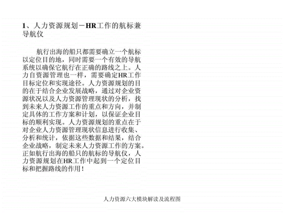 人力资源六大模块解读及流程图课件_第3页