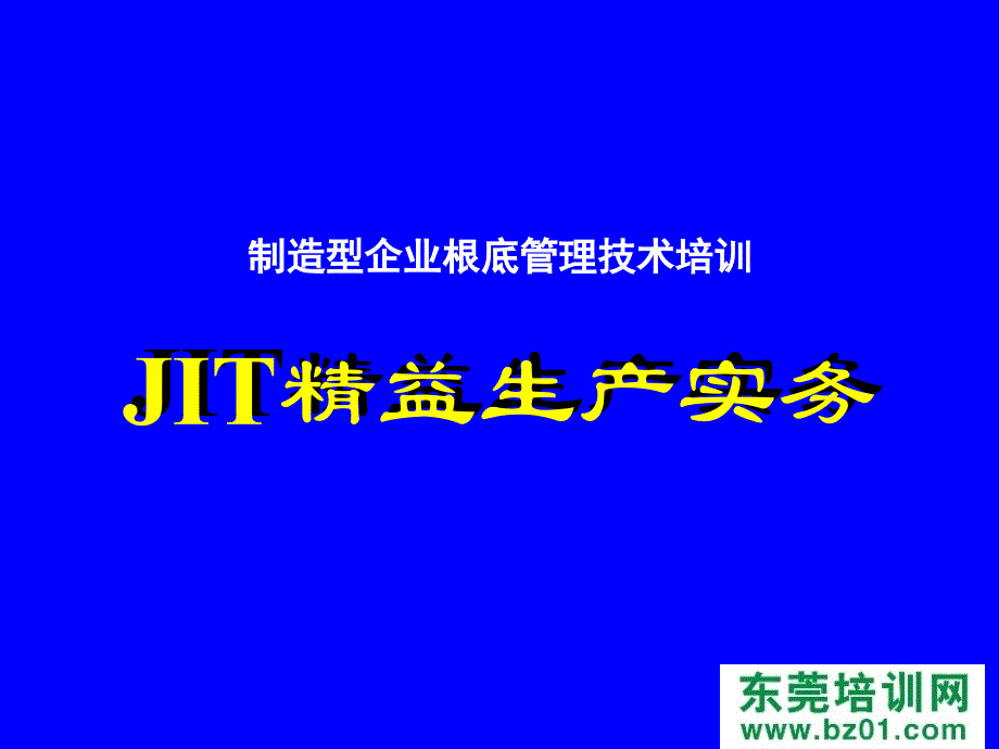 JIT精益生产现场管理实务_第3页