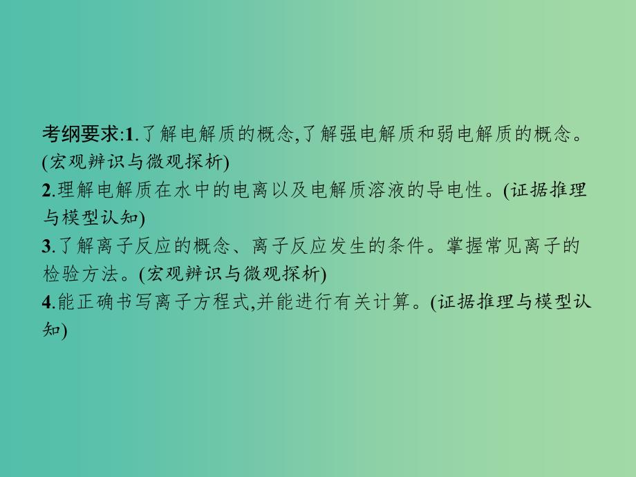 2020版高考化学复习 专题2 化学反应 第1讲 离子反应课件 苏教版.ppt_第3页