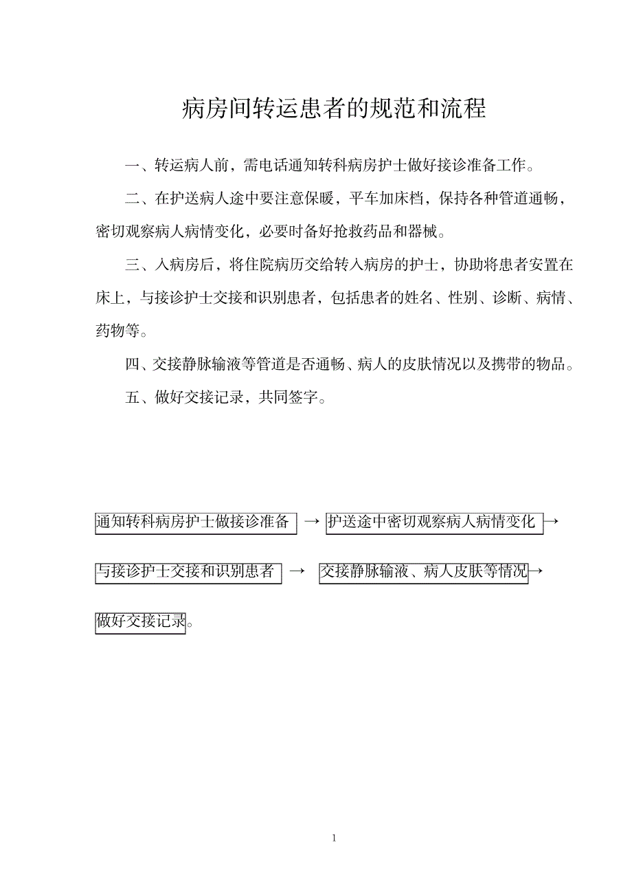 武汉市三甲医院-急诊护理工作流程一_第1页