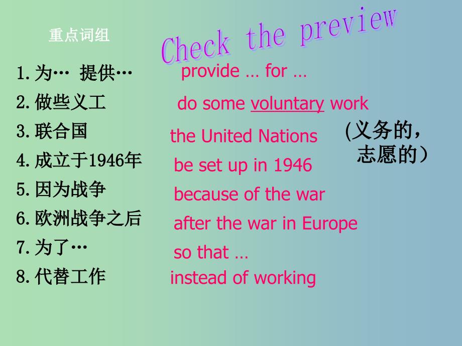 八年级英语下册 Unit 7 International Charities Integrated skills课件2 （新版）牛津版.ppt_第3页