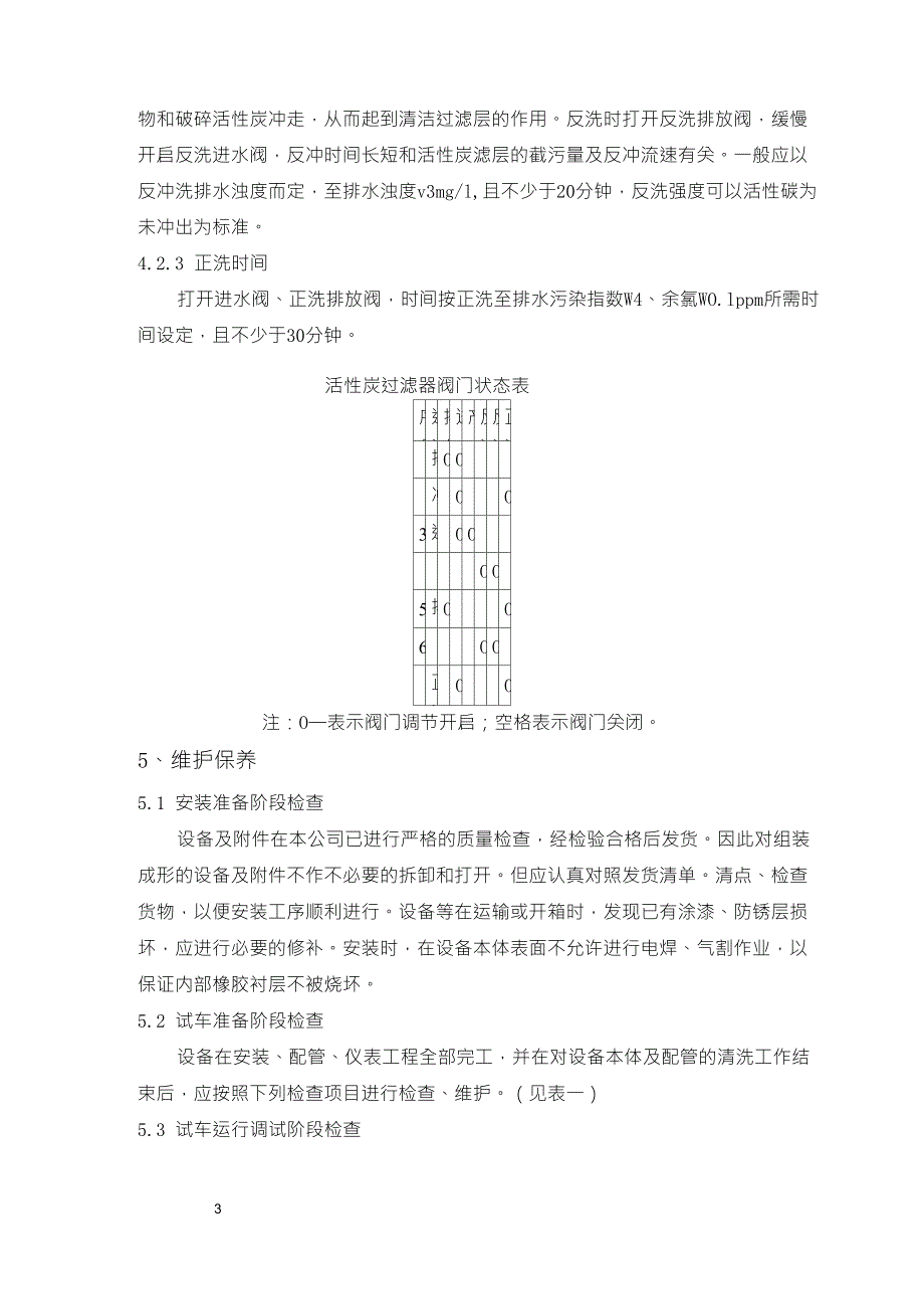 活性炭过滤器操作维护手册_第3页