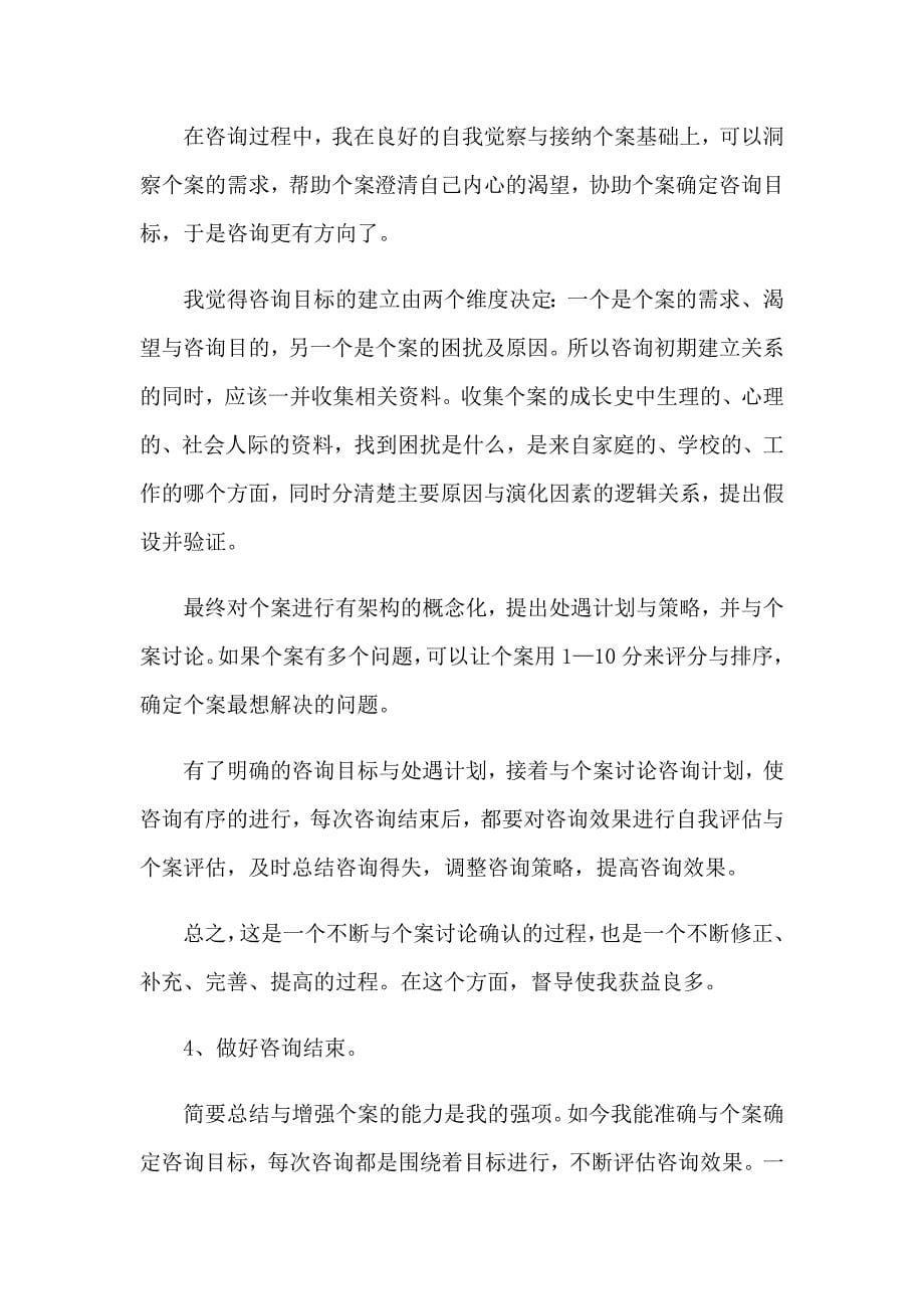 实用的咨询类实习报告三篇_第5页