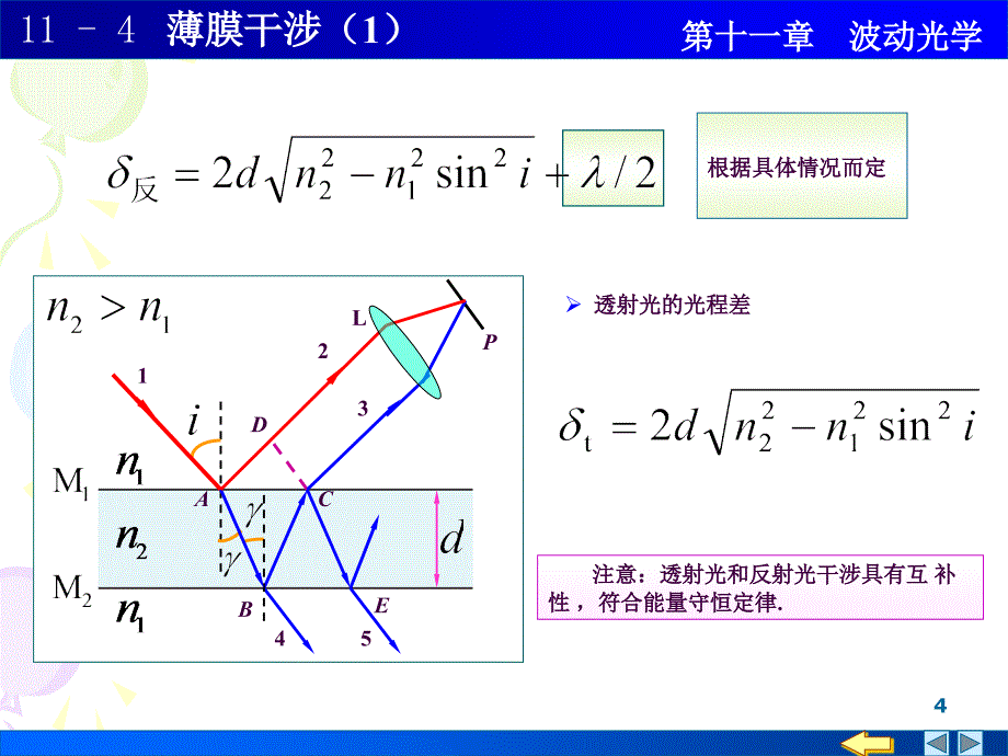 大学物理114薄膜干涉1ppt课件_第4页