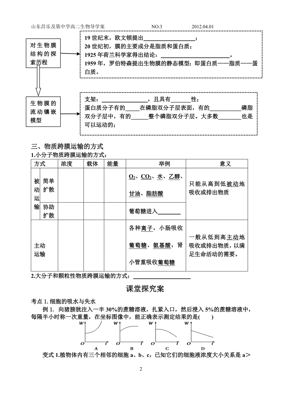 【推荐】物质的输入和输出复习导学案_第2页