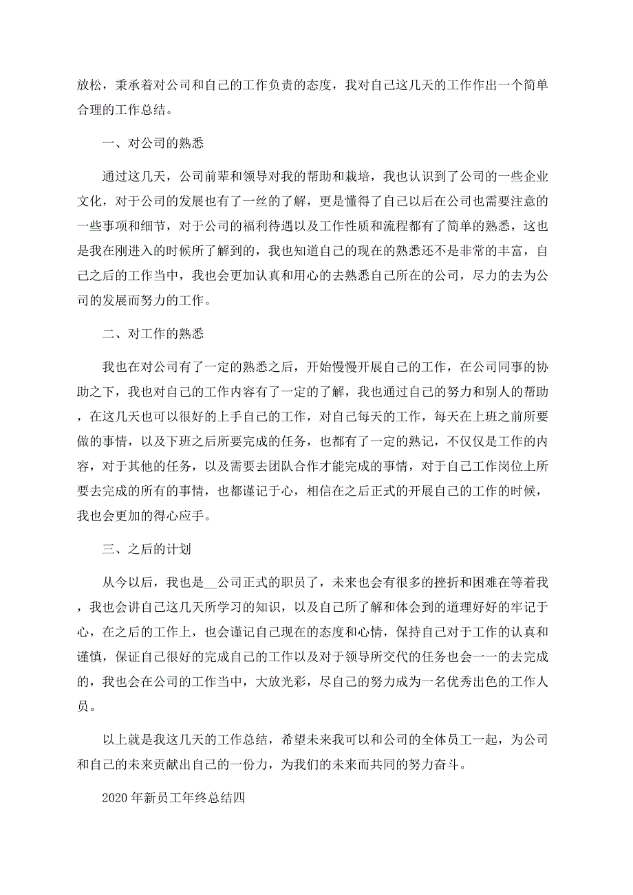 2020年新员工年终总结600字左右范文.docx_第4页