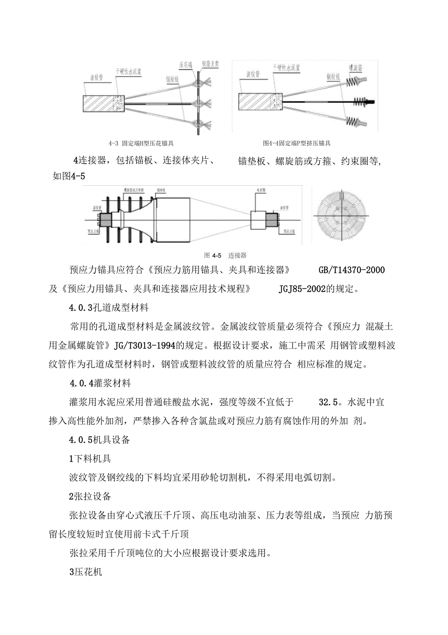 现浇混凝土后张法有粘结预应力施工工法_第4页