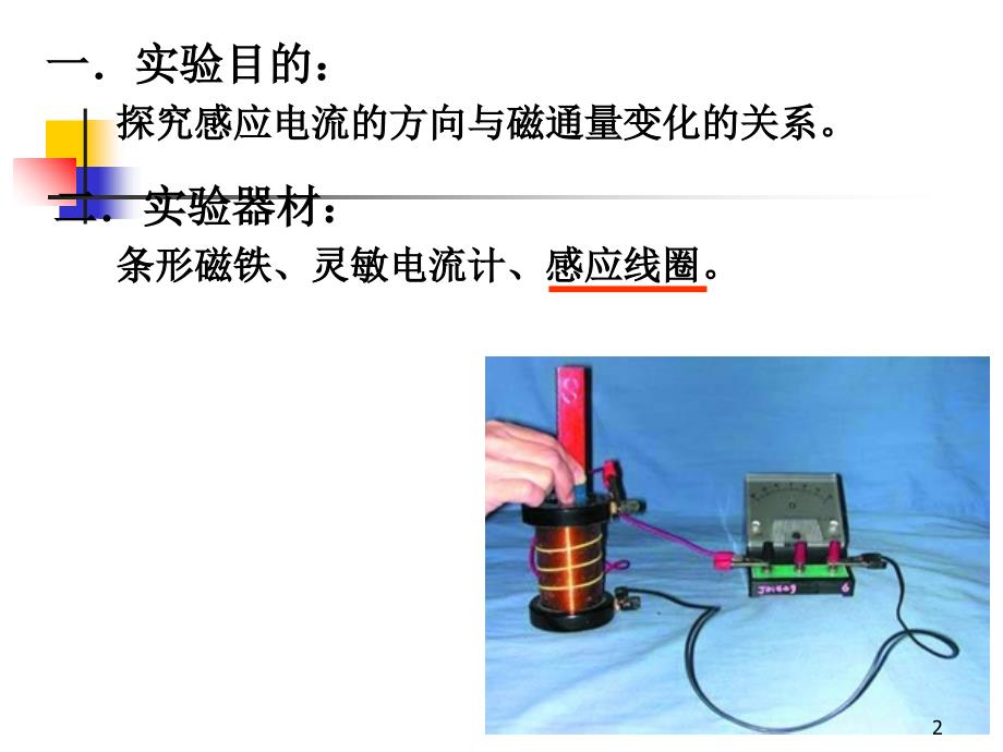 研究感应电流方向实验_第2页