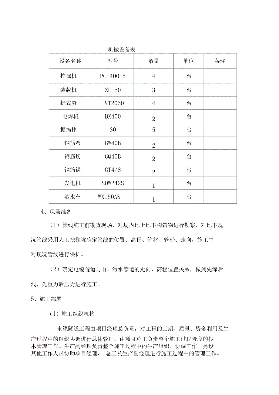 电缆隧道施工专项方案_第4页