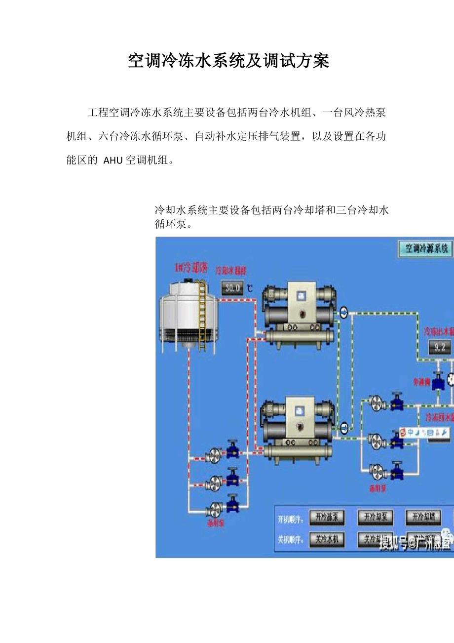 空调冷冻水系统及调试方案_第1页