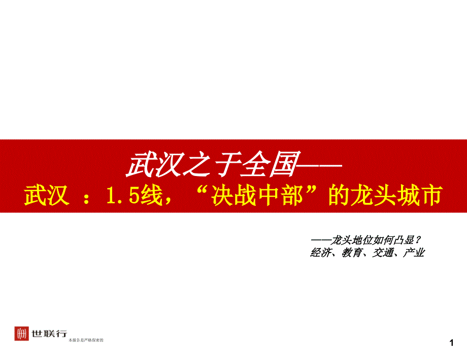 武汉城市定位_第1页