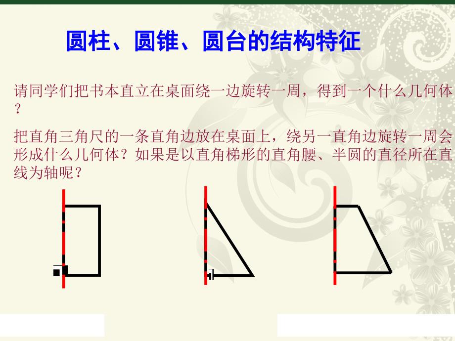 圆柱圆锥圆台球简单组合体的结构特征_第2页