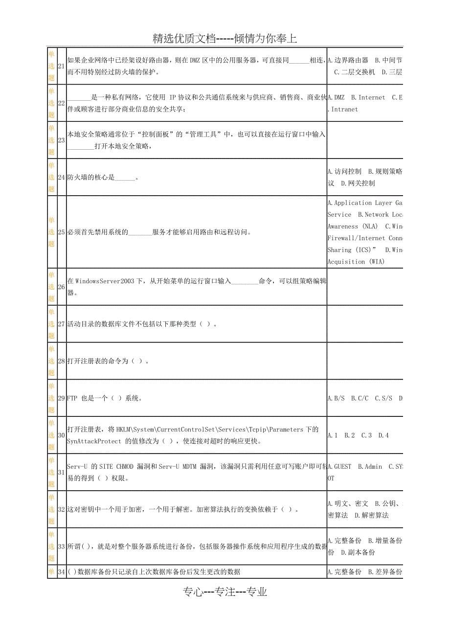 网络安全攻防实战标准试题_第5页