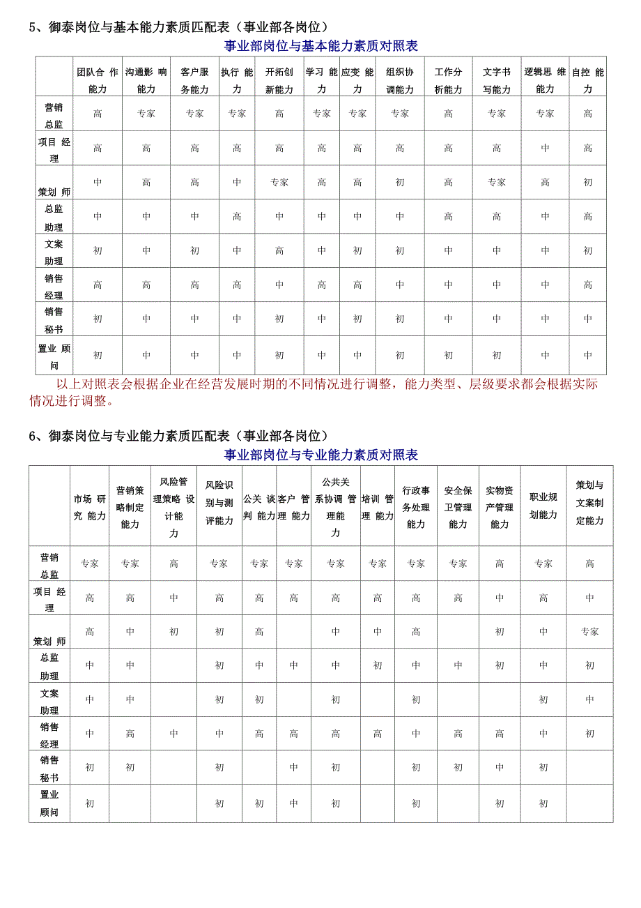 2019年能力素质层级要求_第4页