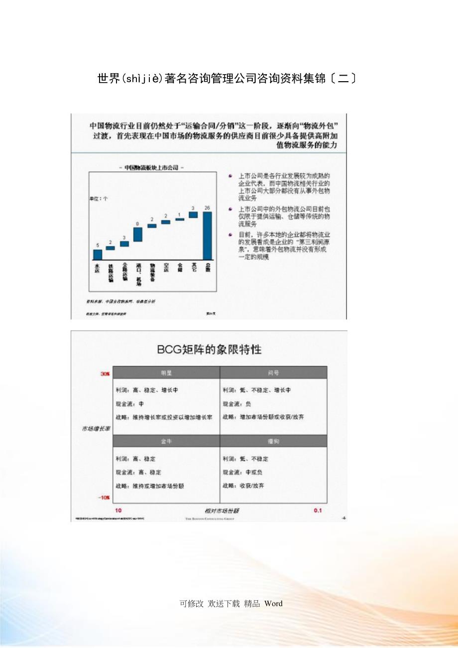 世界著名咨询管理公司咨询资料集锦(二)_第1页