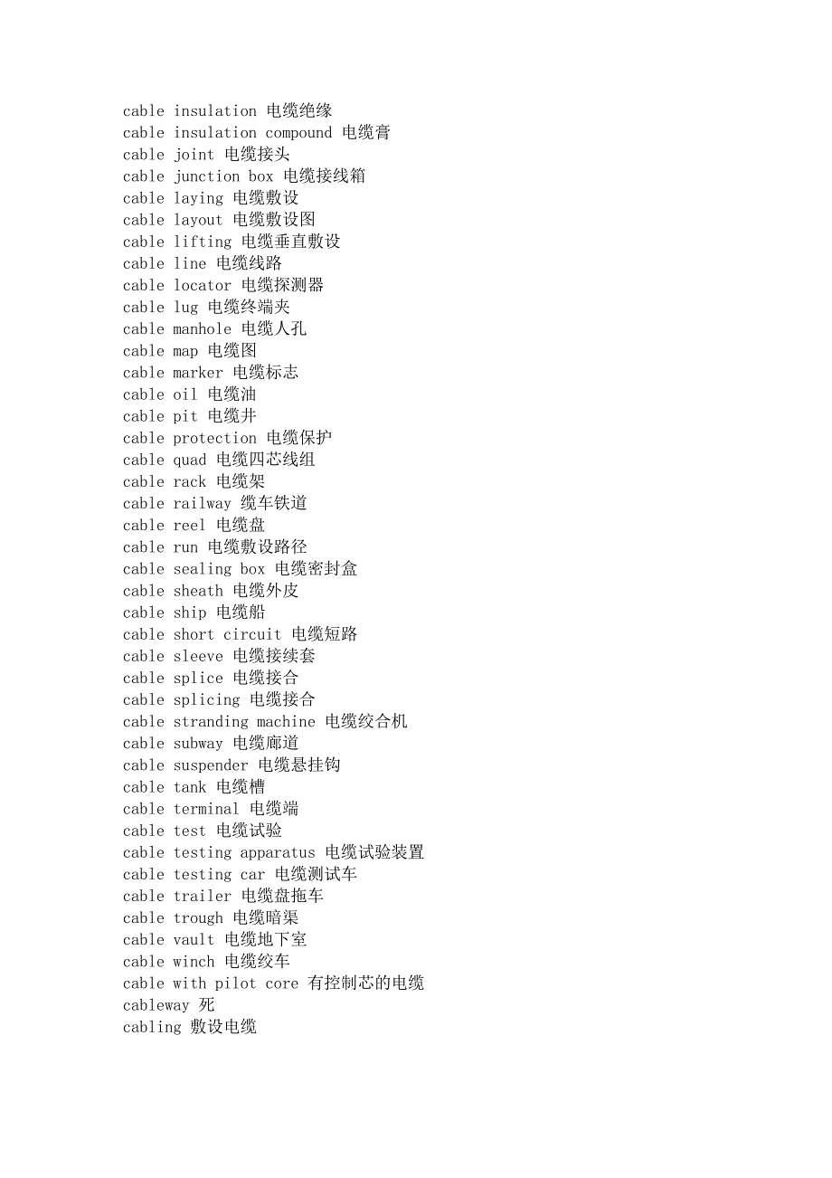 电线电缆专业英语词汇.doc_第2页