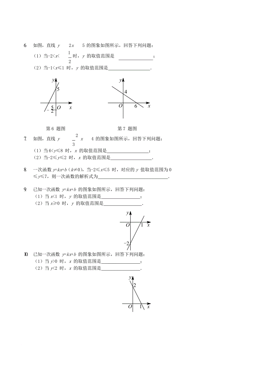 七年级数学上册 一次函数图象的应用讲义 新版鲁教版_第4页