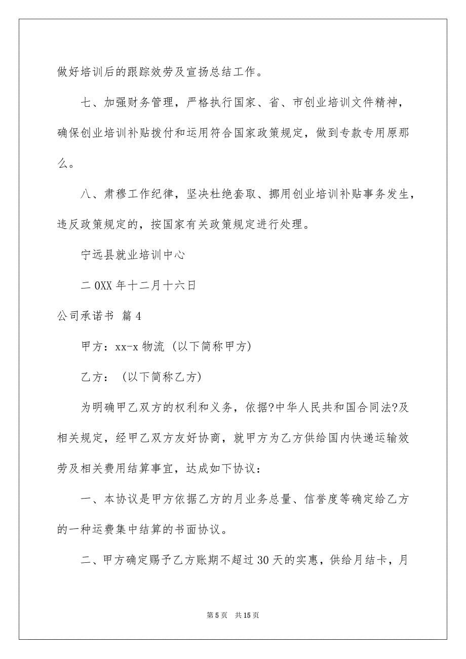 2023年公司承诺书98.docx_第5页