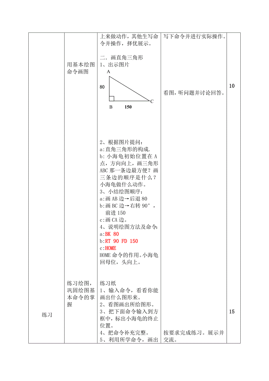 PCLOGO初学绘图命令_第3页