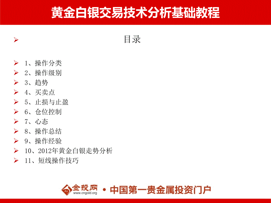 2012年黄金白银交易技术分析基础教程.ppt_第3页