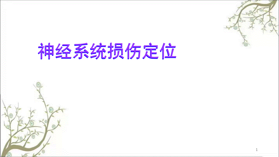 神经系统损伤定位课件_第1页