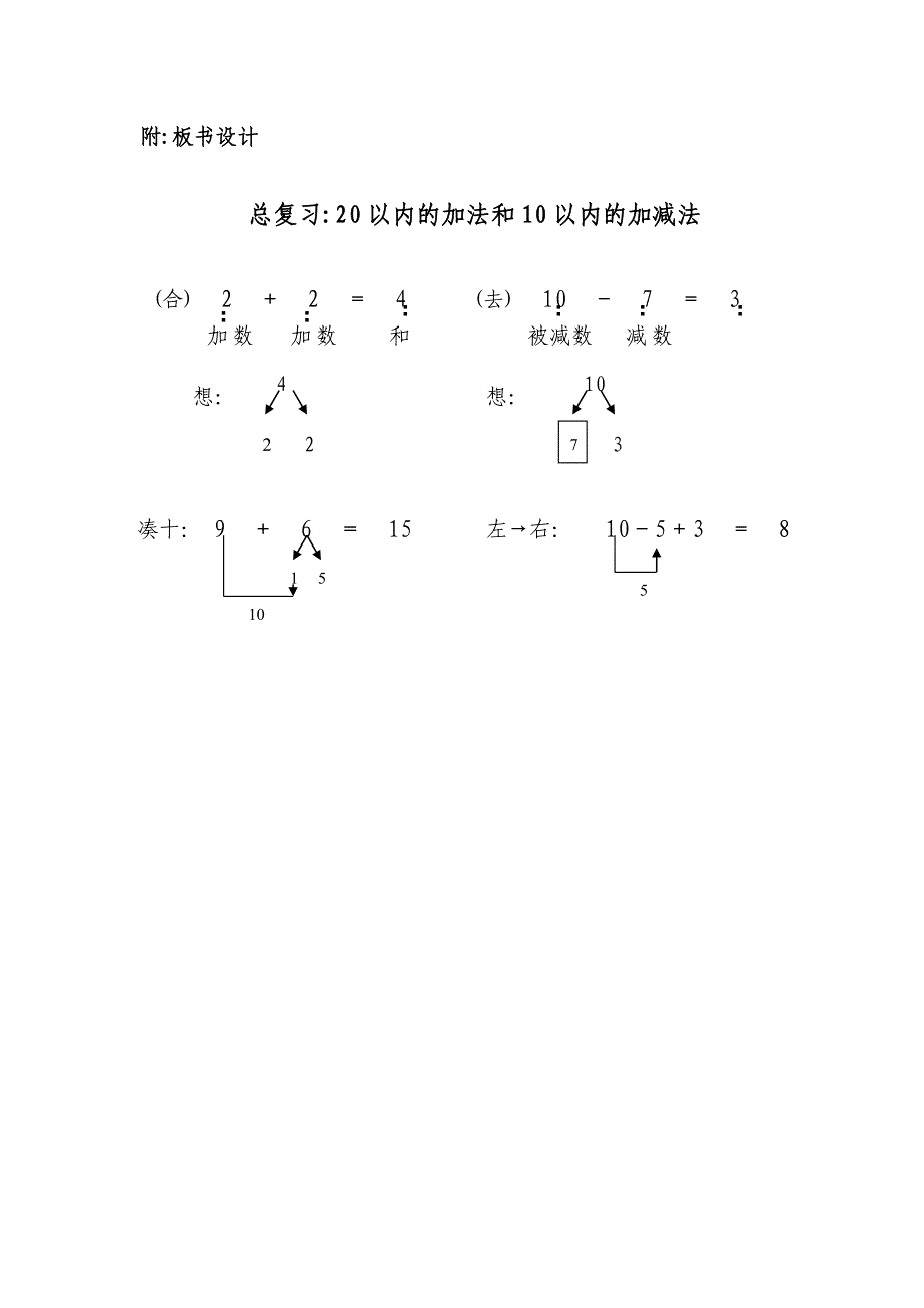 20以内的加减法教案_第3页