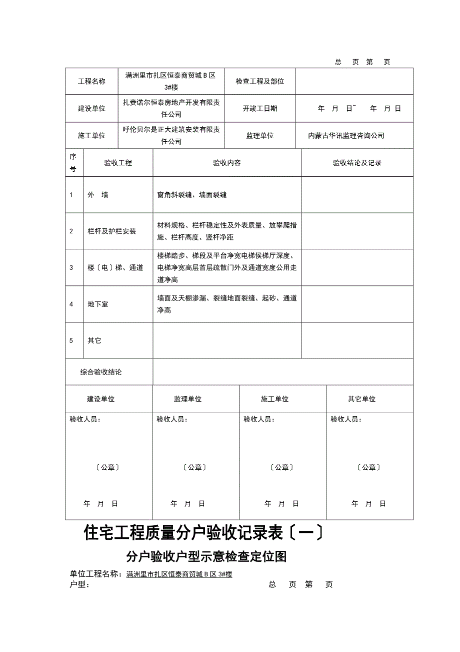 分户验收表格全部同名18341_第3页