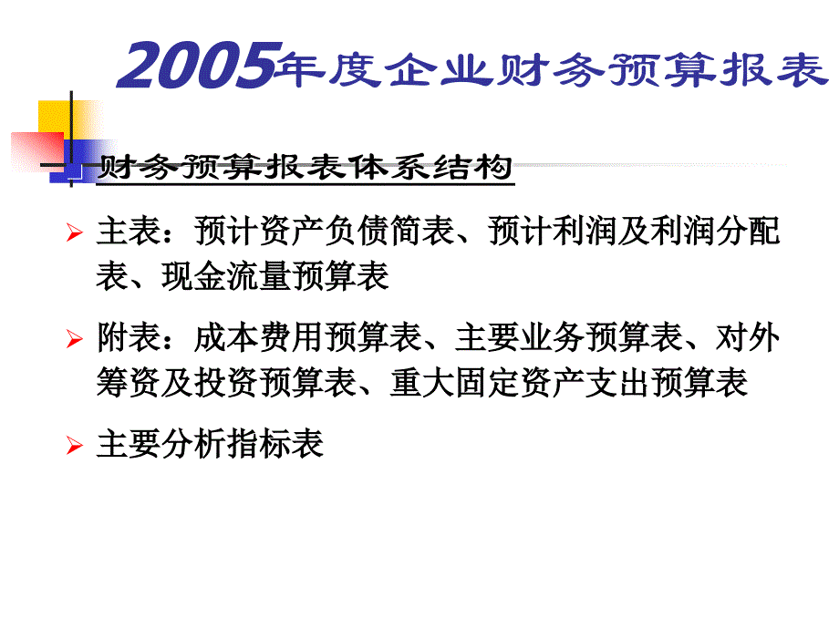 年度企业财务预算报表(PPT38页)fyam_第4页