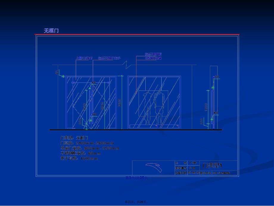 玻璃门类型划分及门头海报施工工艺学习教案_第4页