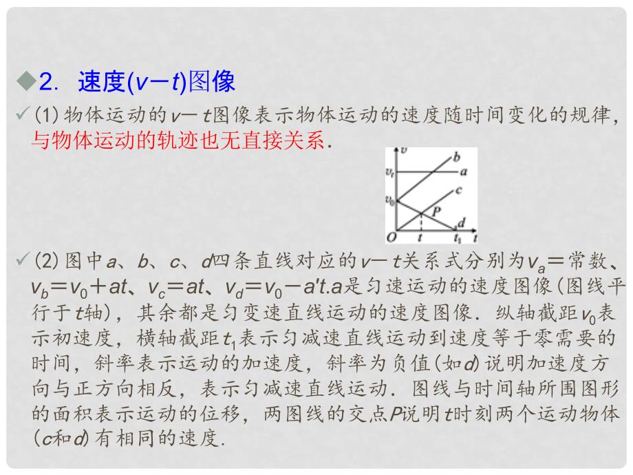 高考物理 核心方法重点突破——直线运动：四、运动图像课件_第3页