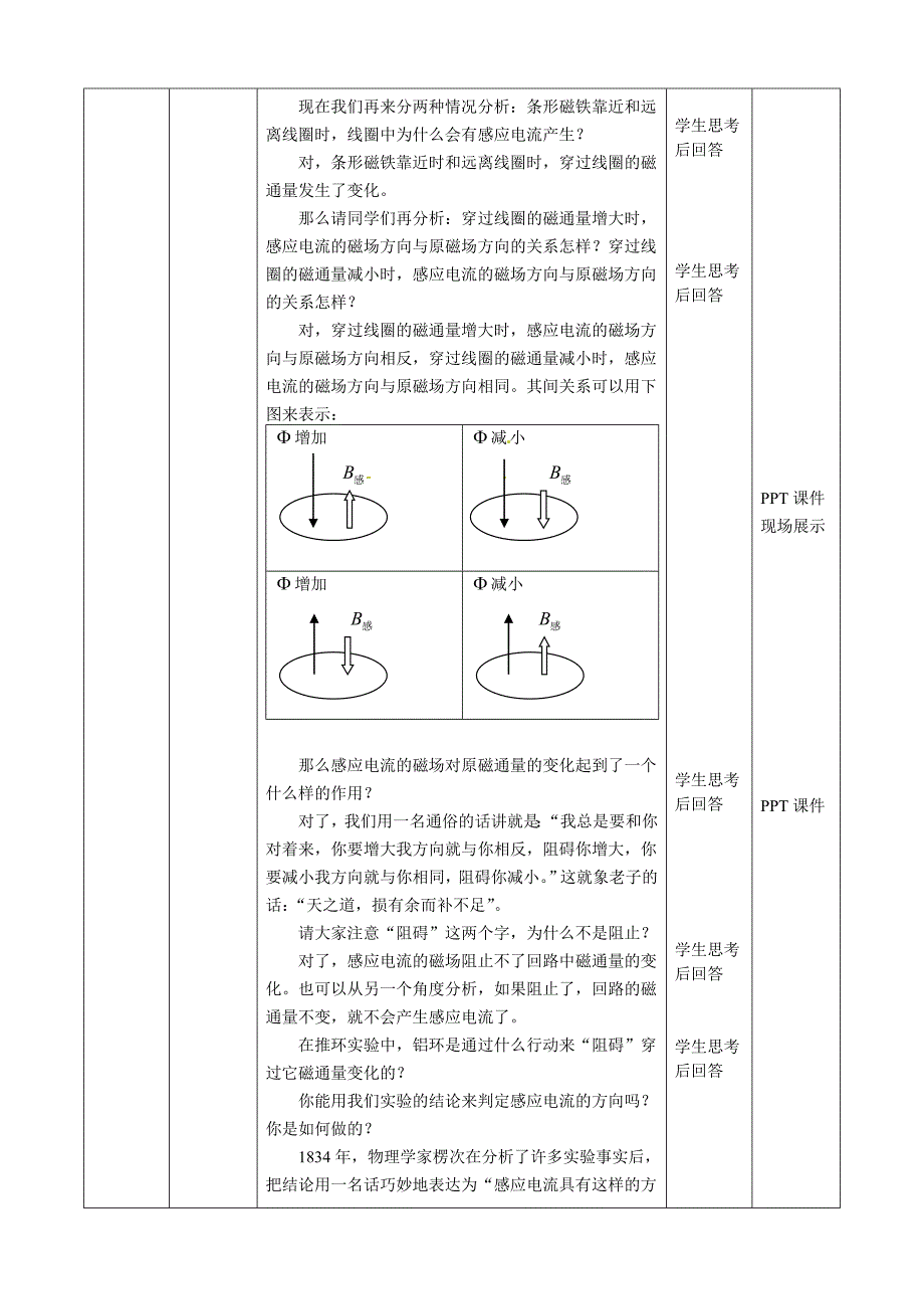 最新楞次定律教案第1课时汇编_第3页