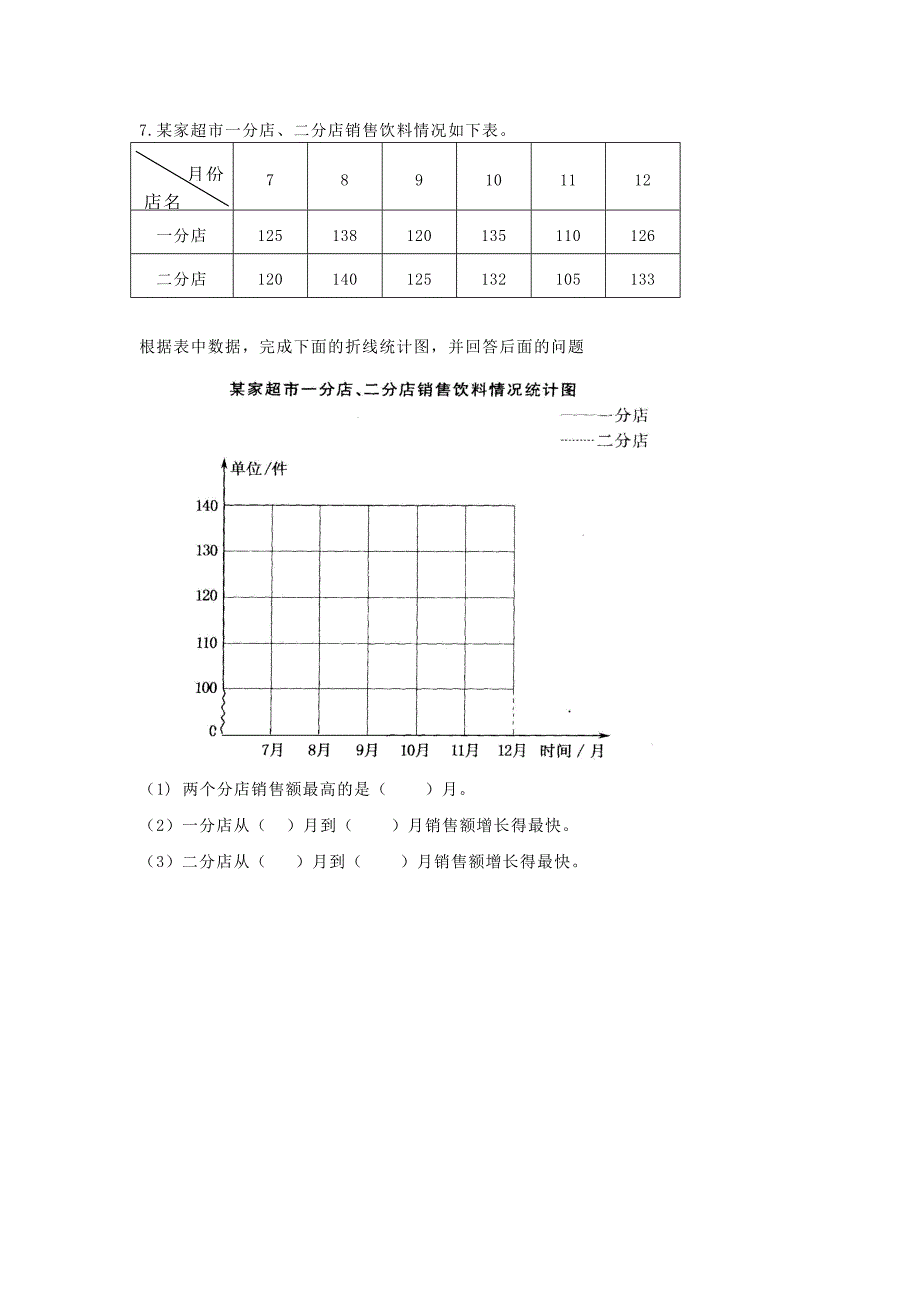 新课标人教版五年级数学下册期末考试试卷及答案_第4页