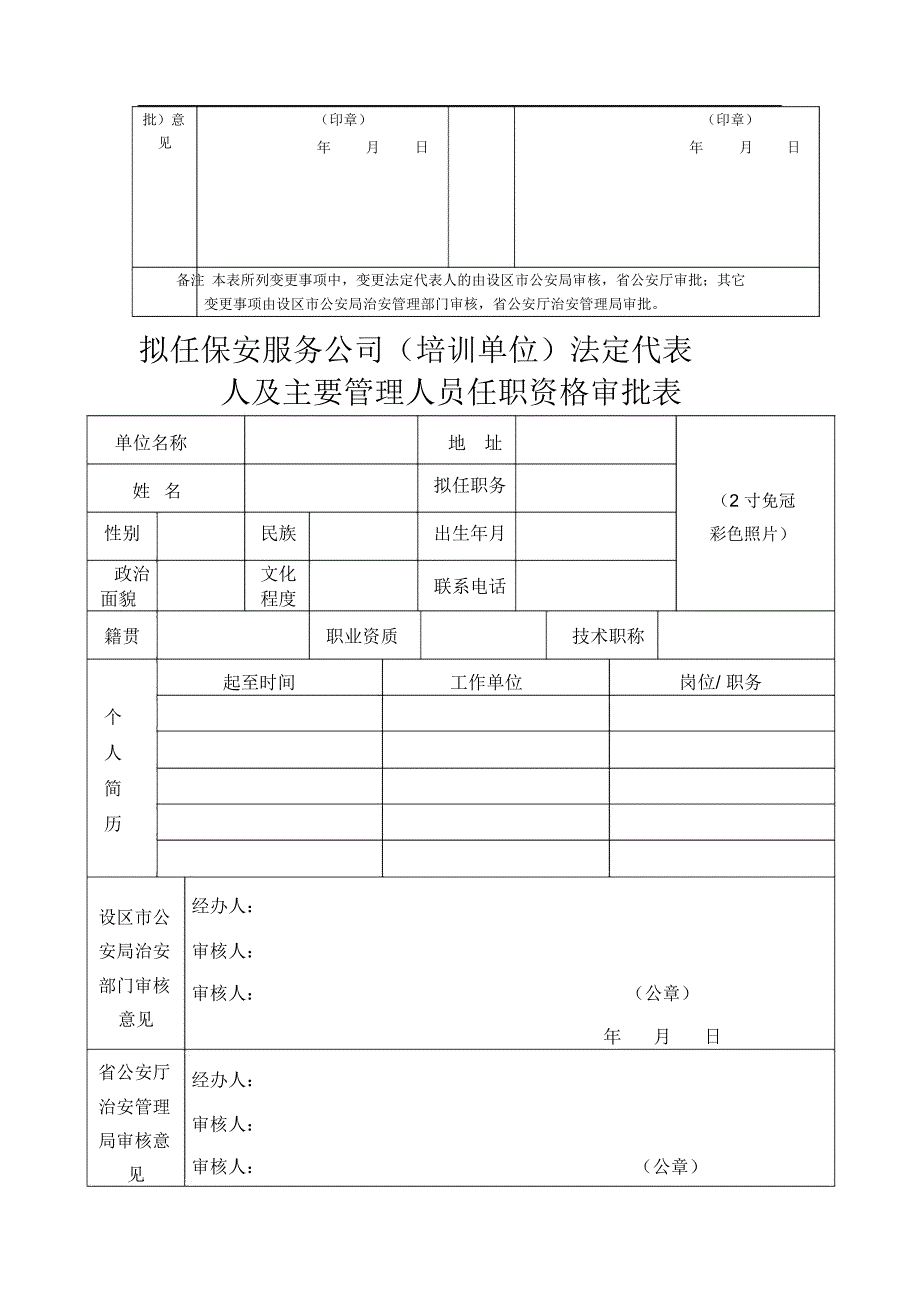 变更保安服务(培训)许可证项目_第4页