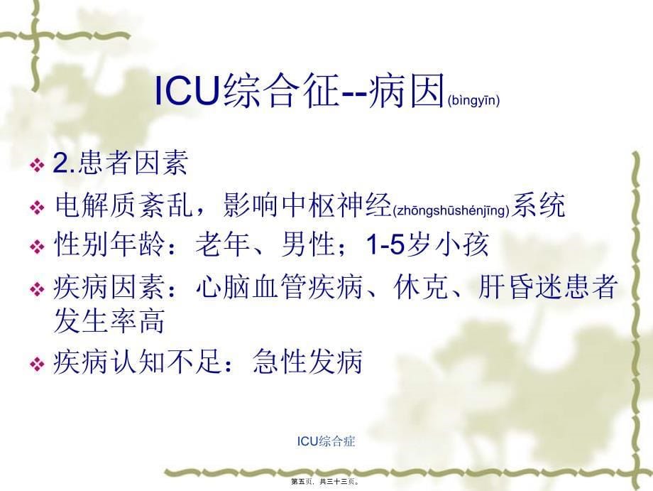 ICU综合症课件_第5页