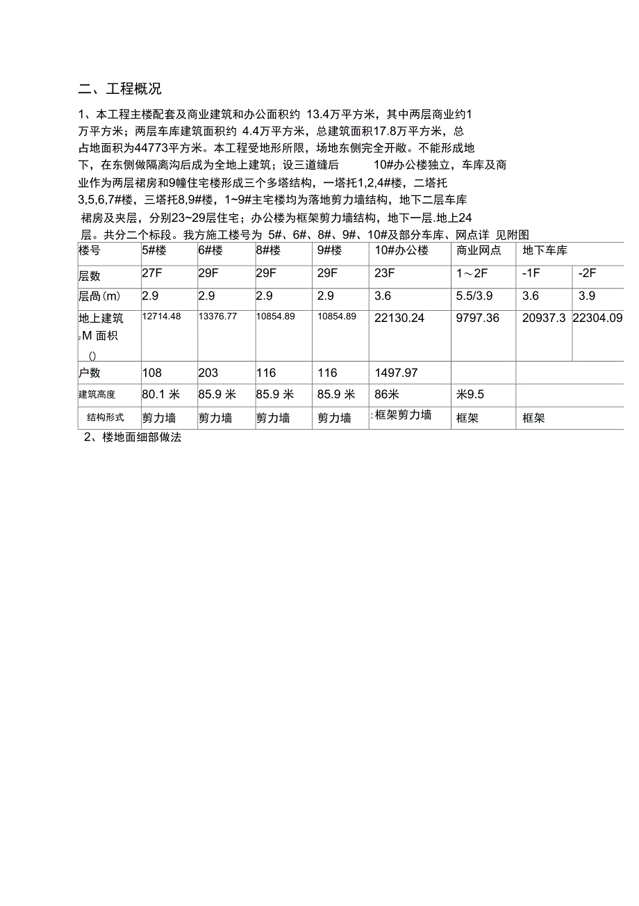 楼地面专项施工方案_第2页