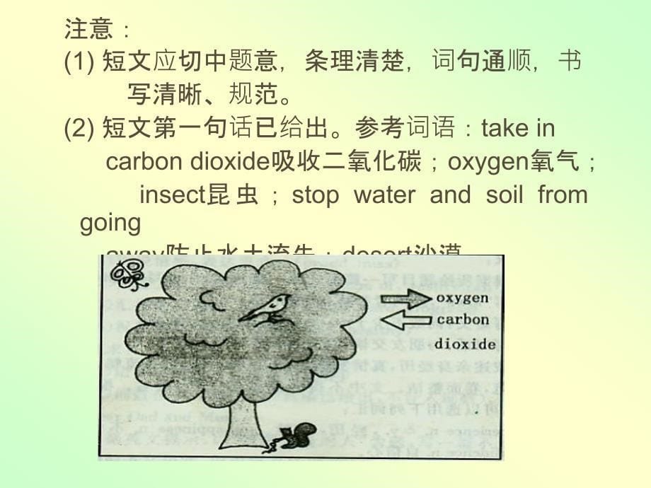 江苏省盐城地区中考英语复习课件（5套）中考写作集训课件_第5页