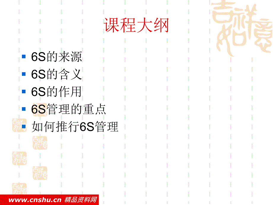 6S管理管理培训主讲何象武_第2页