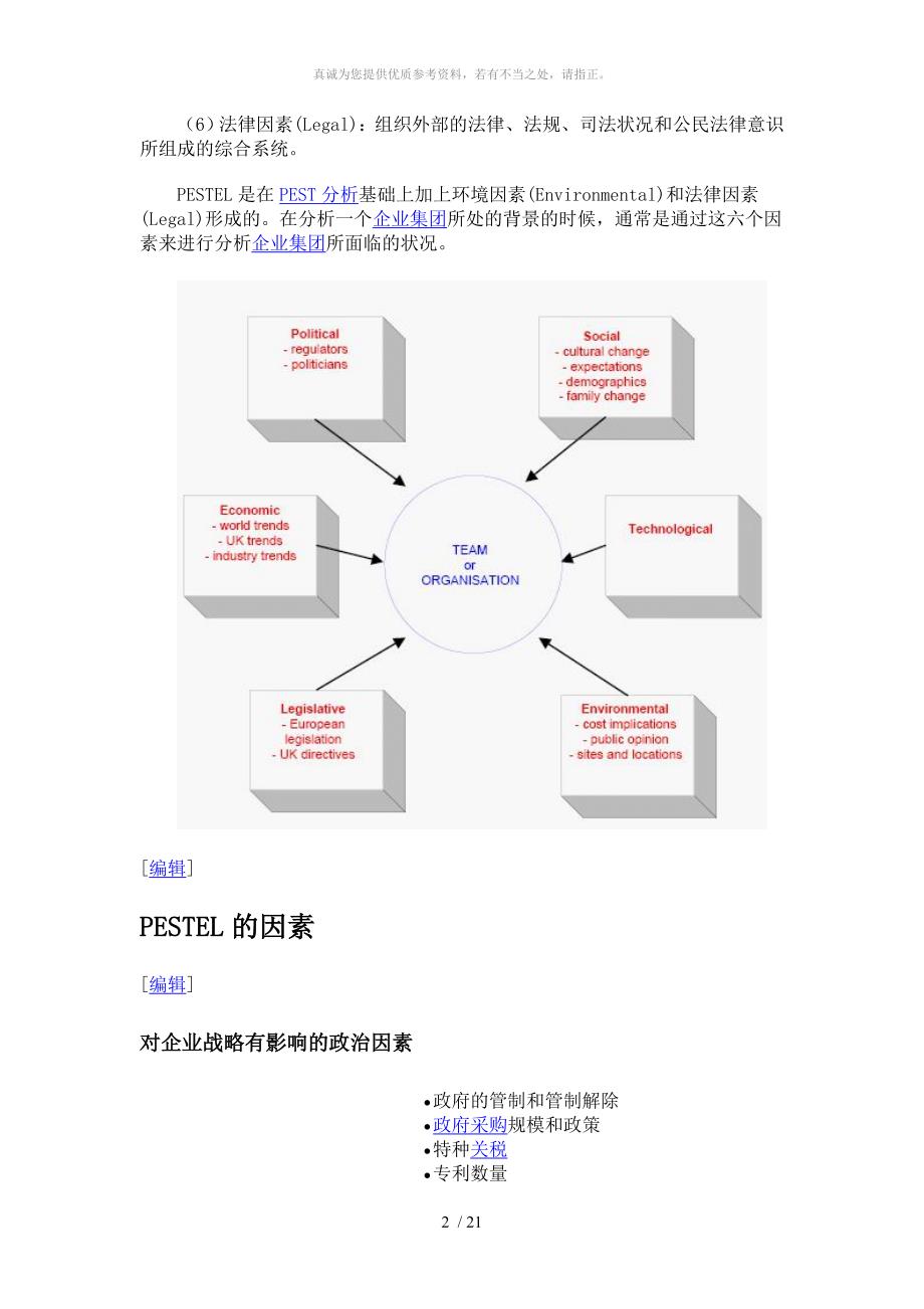 PESTEL分析模型(PESTEL Analysis) 及相关案例_第2页