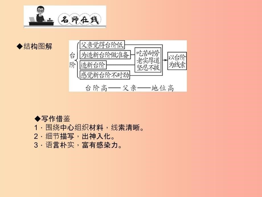 七年级语文上册 第二单元 6台阶习题课件 语文版.ppt_第5页