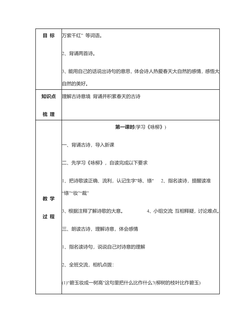 最新2016-2017学年春季学期人教版小学三年级语文下册教案.doc_第4页