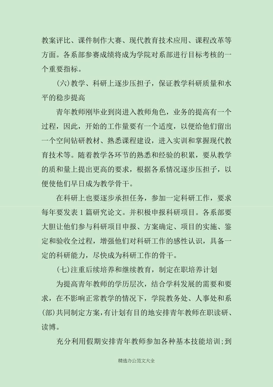 (完整版)2020青年教师培养计划.doc_第5页