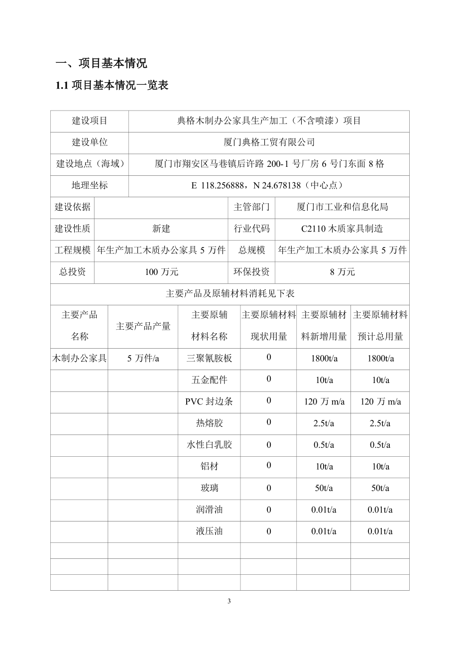 典格木制办公家具生产加工（不含喷漆）项目环境影响报告.docx_第3页